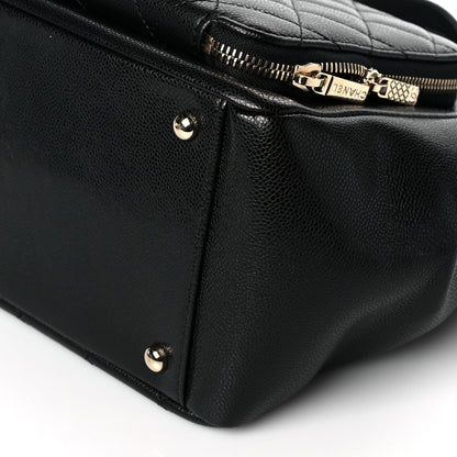 Chanel Caviar Quilted Small Business Affinity Shopping Bag Black 9 of 9