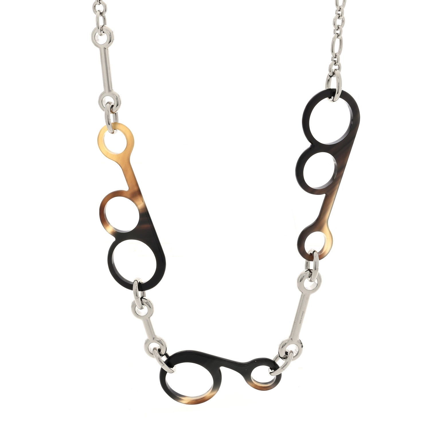Hermes Metal Buffalo Horn Rhapsody Necklace 1 of 5
