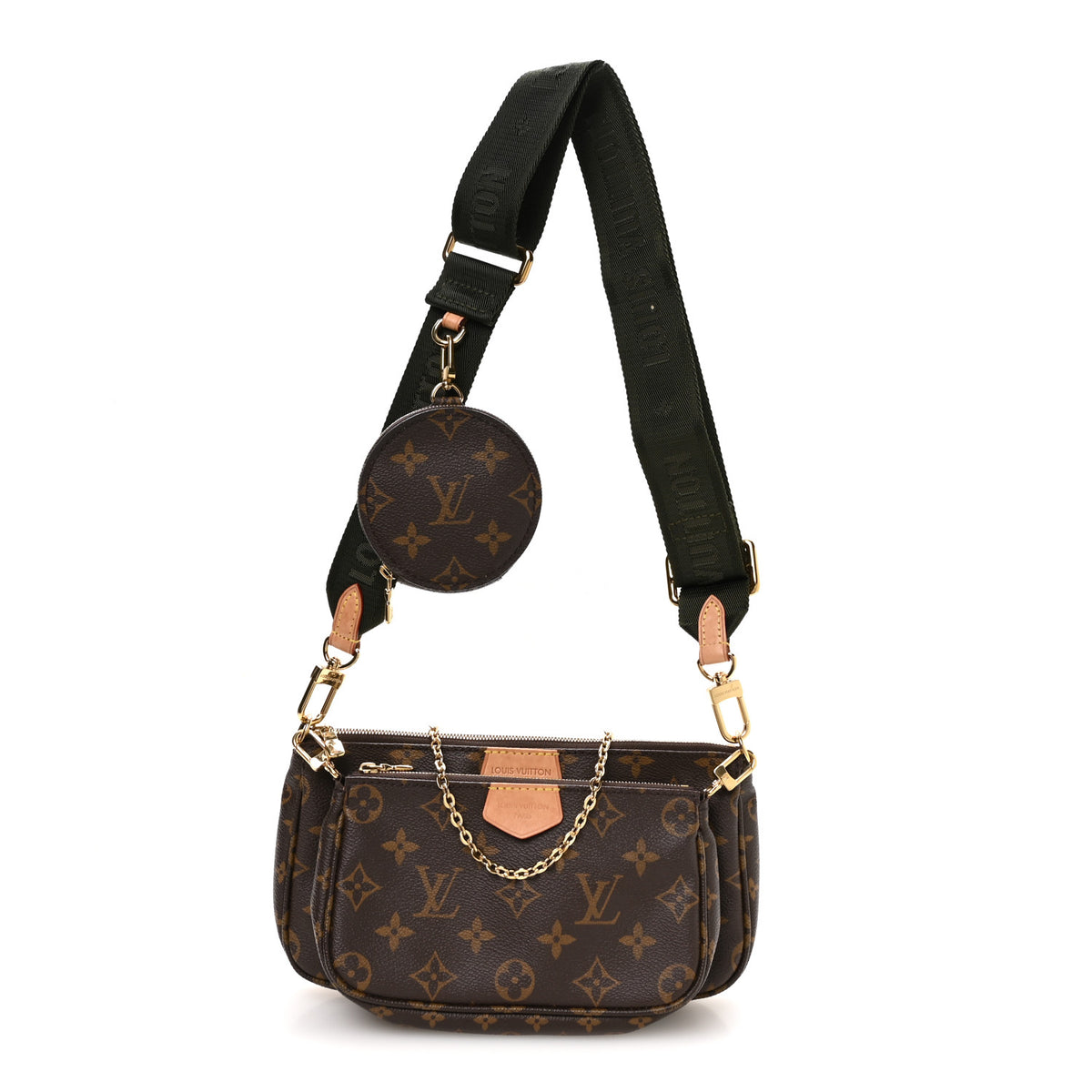 Monogram Multi Pochette Accessories Kaki
