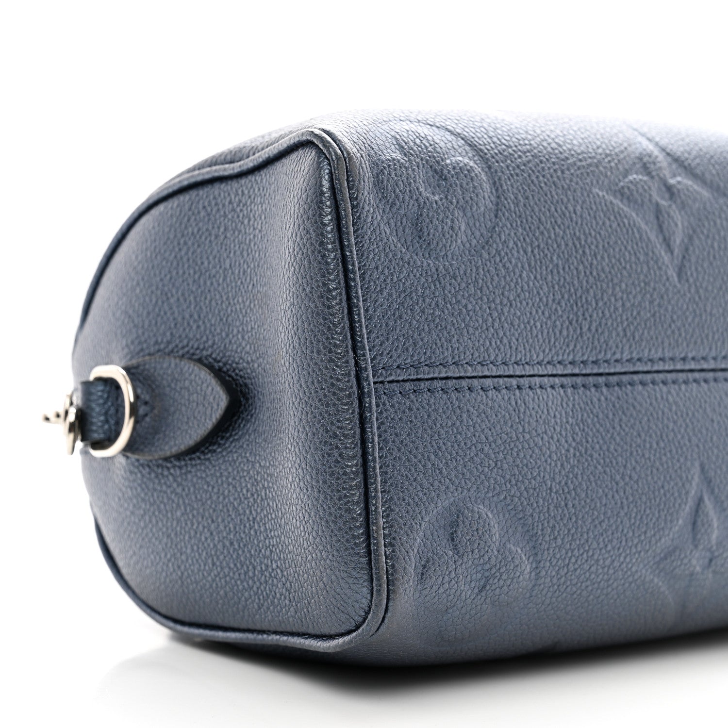 Louis Vuitton Metallic Empreinte Monogram Giant Speedy Bandouliere 20 Navy Nacre 8 of 11