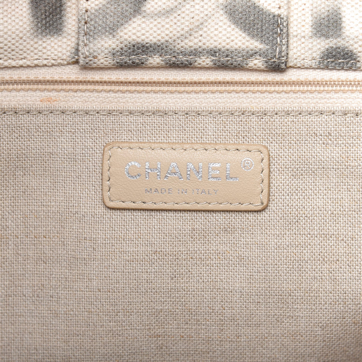 Chanel Canvas Large Iliad Shopping Tote Beige 8 of 11