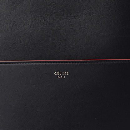 Celine Supersoft Calfskin Sangle Bucket Bag Navy 8 of 11