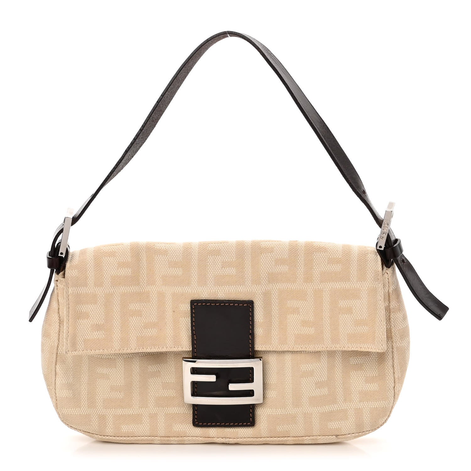 Fendi Zucca Baguette Beige 1 of 10