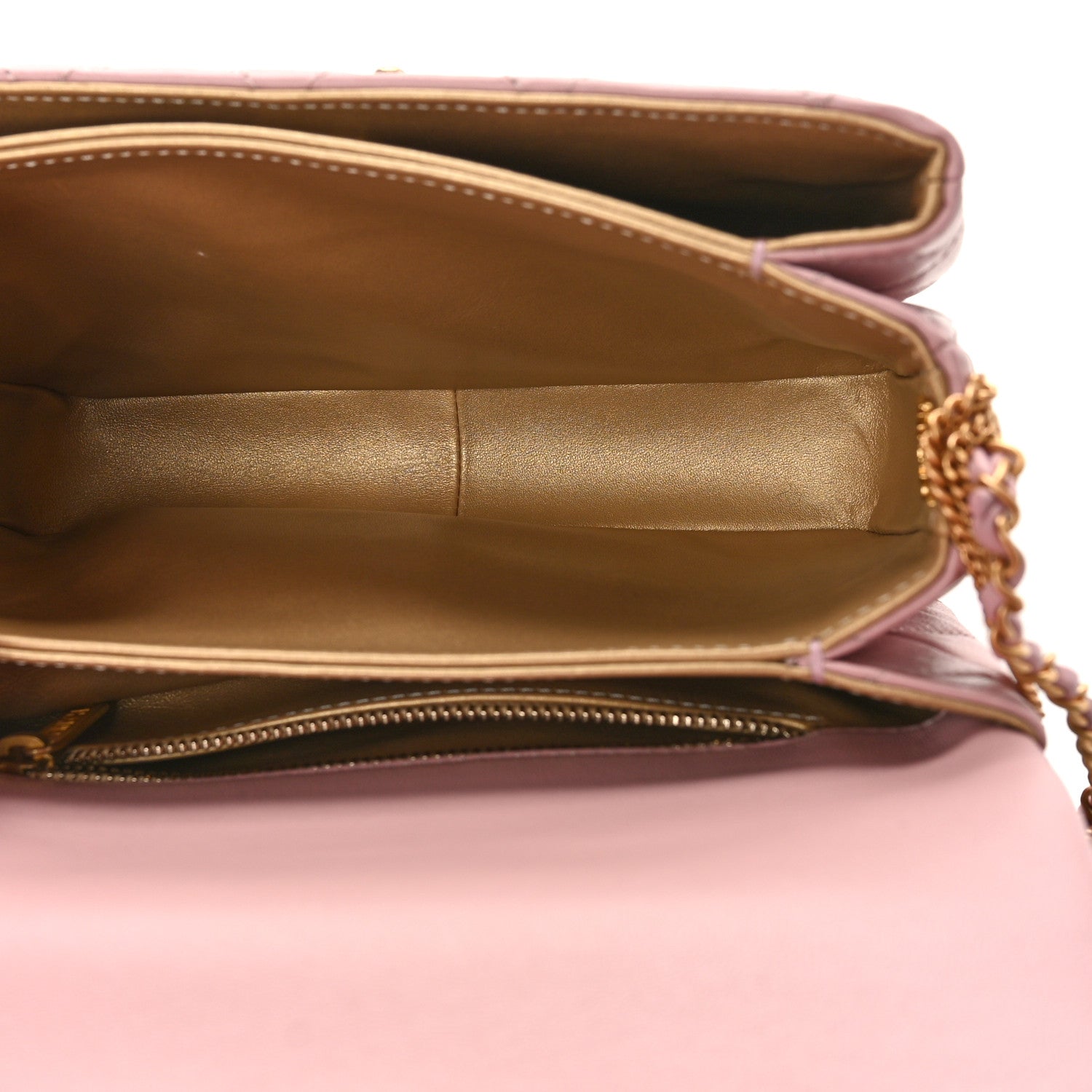 Chanel Lambskin Quilted Mini Medallion Multi Chain Flap Light Pink 5 of 10