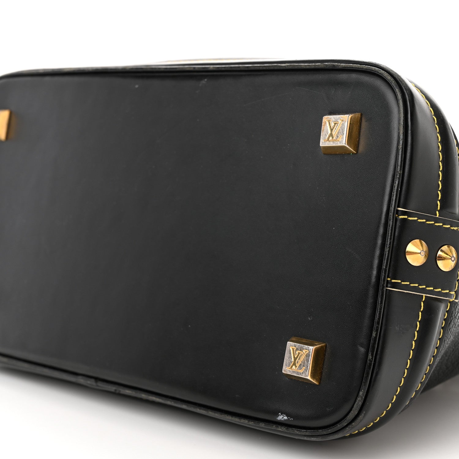 Louis Vuitton Suhali Lockit MM Black 9 of 22