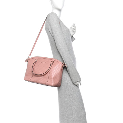 Gucci Soft Microguccissima Large Dome Satchel Soft Pink 2 of 14