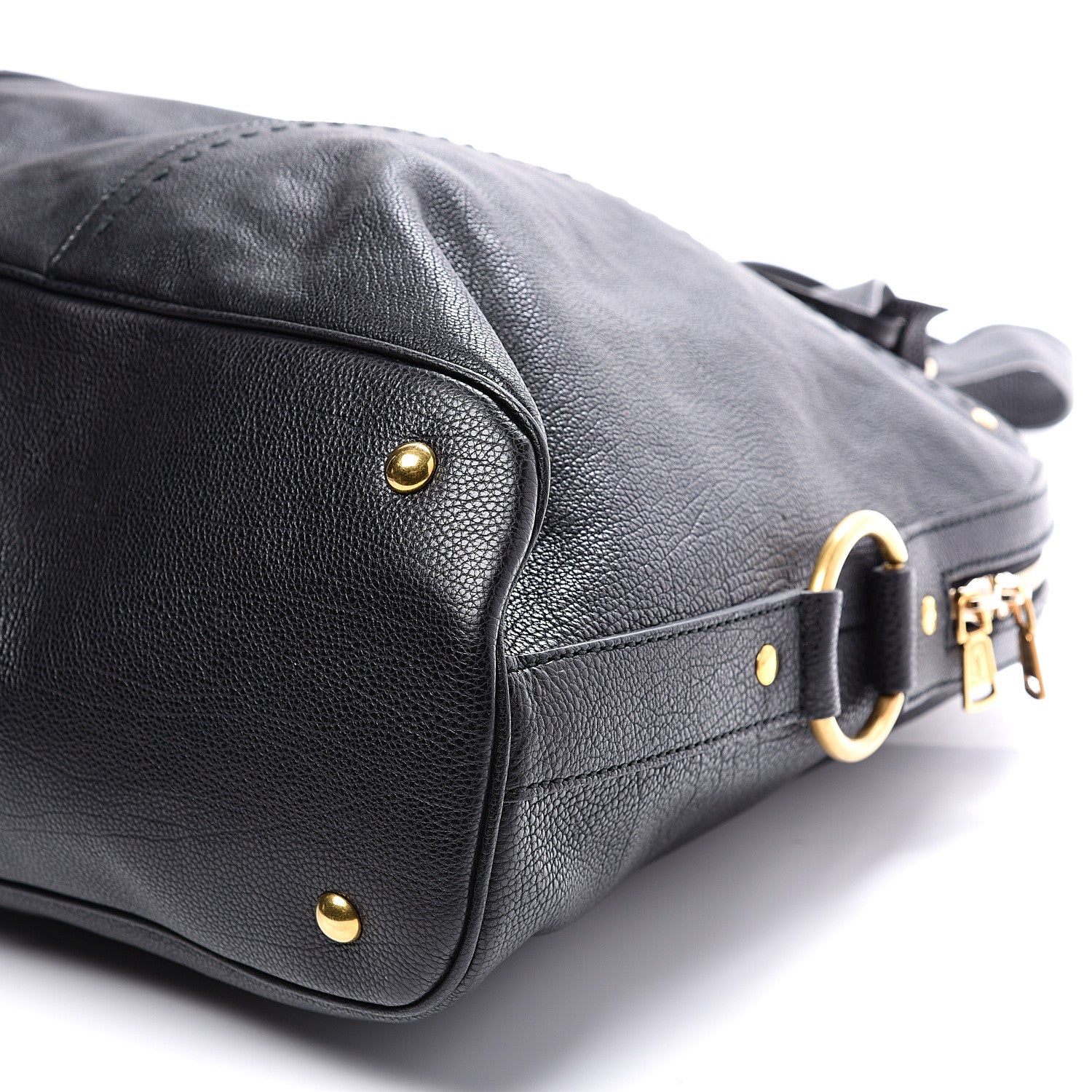 Saint Laurent Calfskin Oversized Muse Black 8 of 10