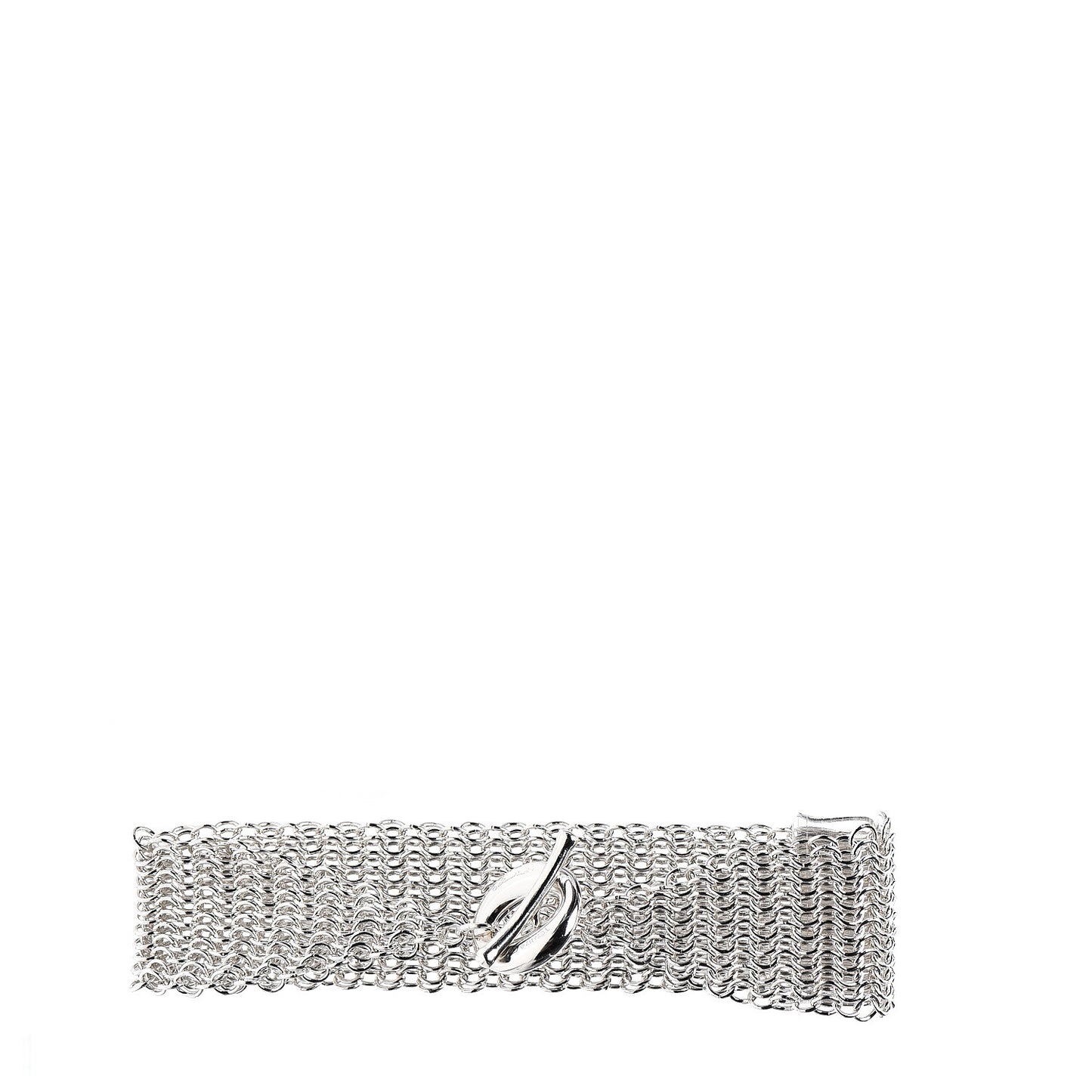 Sterling Silver Elsa Peretti Sevillana Mesh Toggle Bracelet