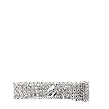 Tiffany Sterling Silver Elsa Peretti Sevillana Mesh Toggle Bracelet 2 of 3