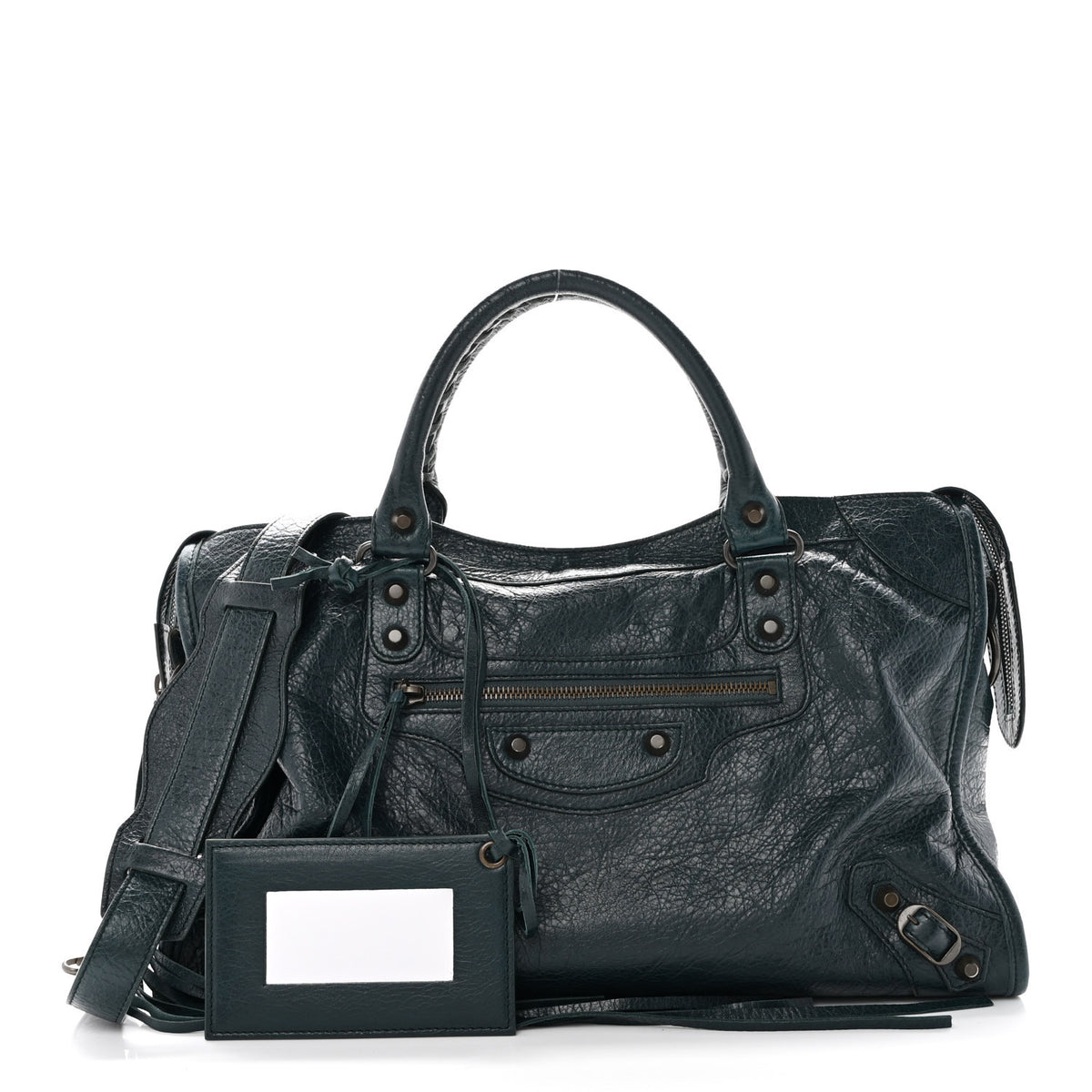Balenciaga Agneau Classic Hardware City Vert Pinede 1 of 9
