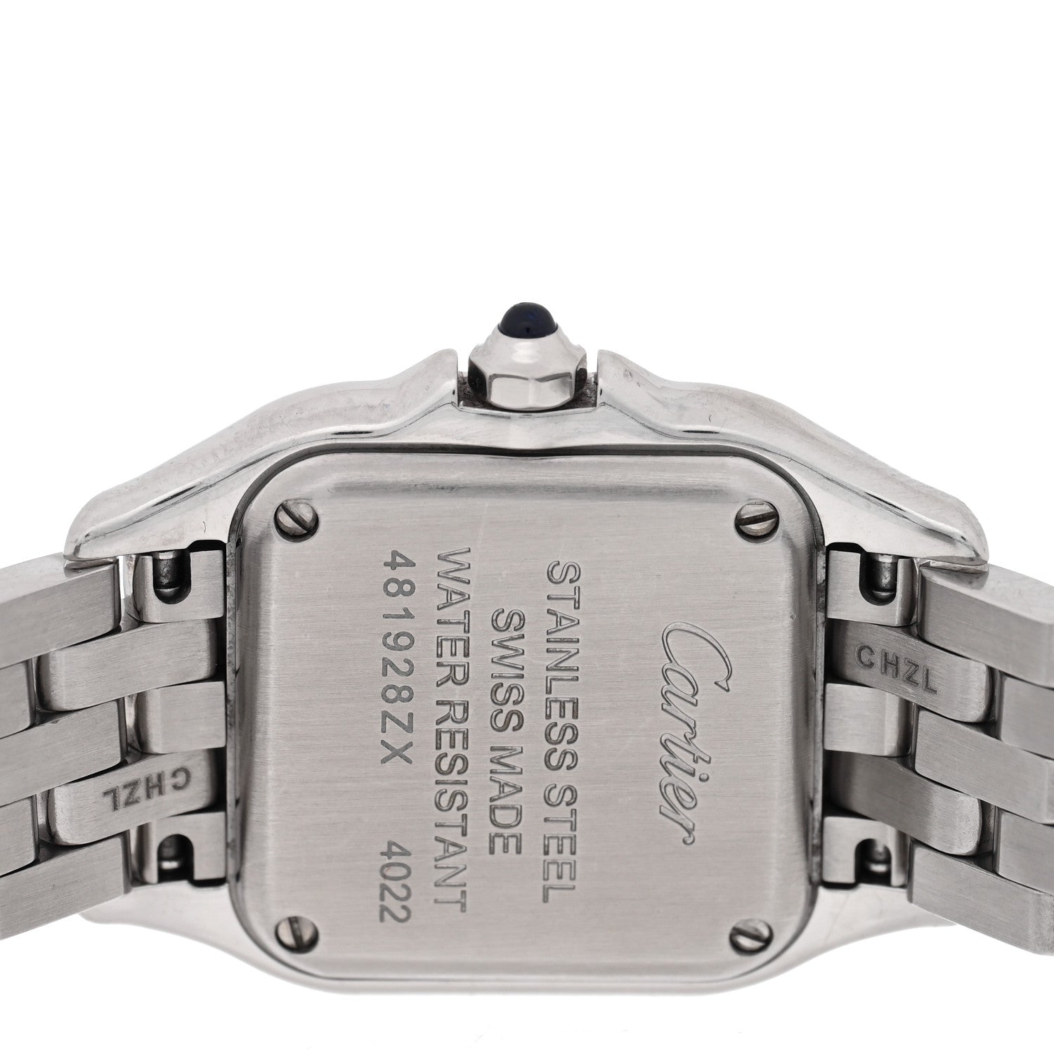 Cartier Stainless Steel Diamond 22mm Panthere Quartz Watch 4 of 4
