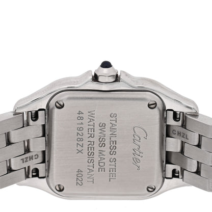Cartier Stainless Steel Diamond 22mm Panthere Quartz Watch 4 of 4