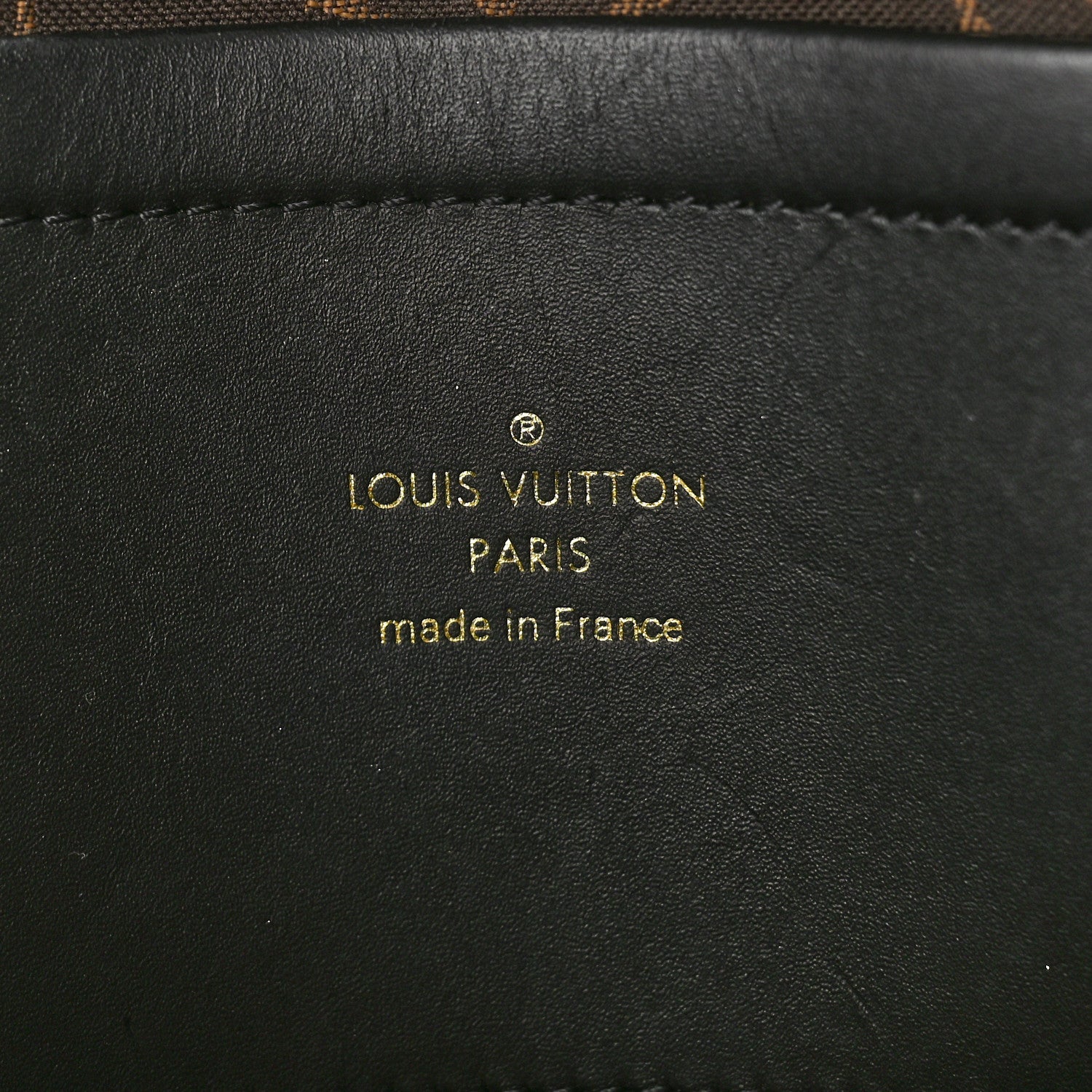 Louis Vuitton Calfskin Monogram Embossed Utility Crossbody Black 6 of 9