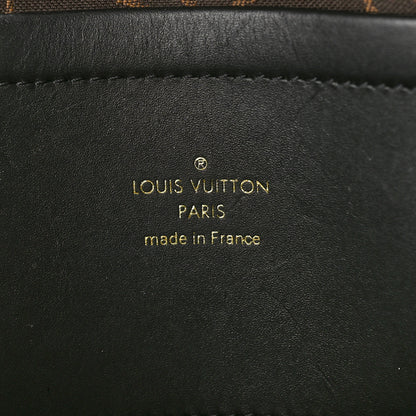 Louis Vuitton Calfskin Monogram Embossed Utility Crossbody Black 6 of 9