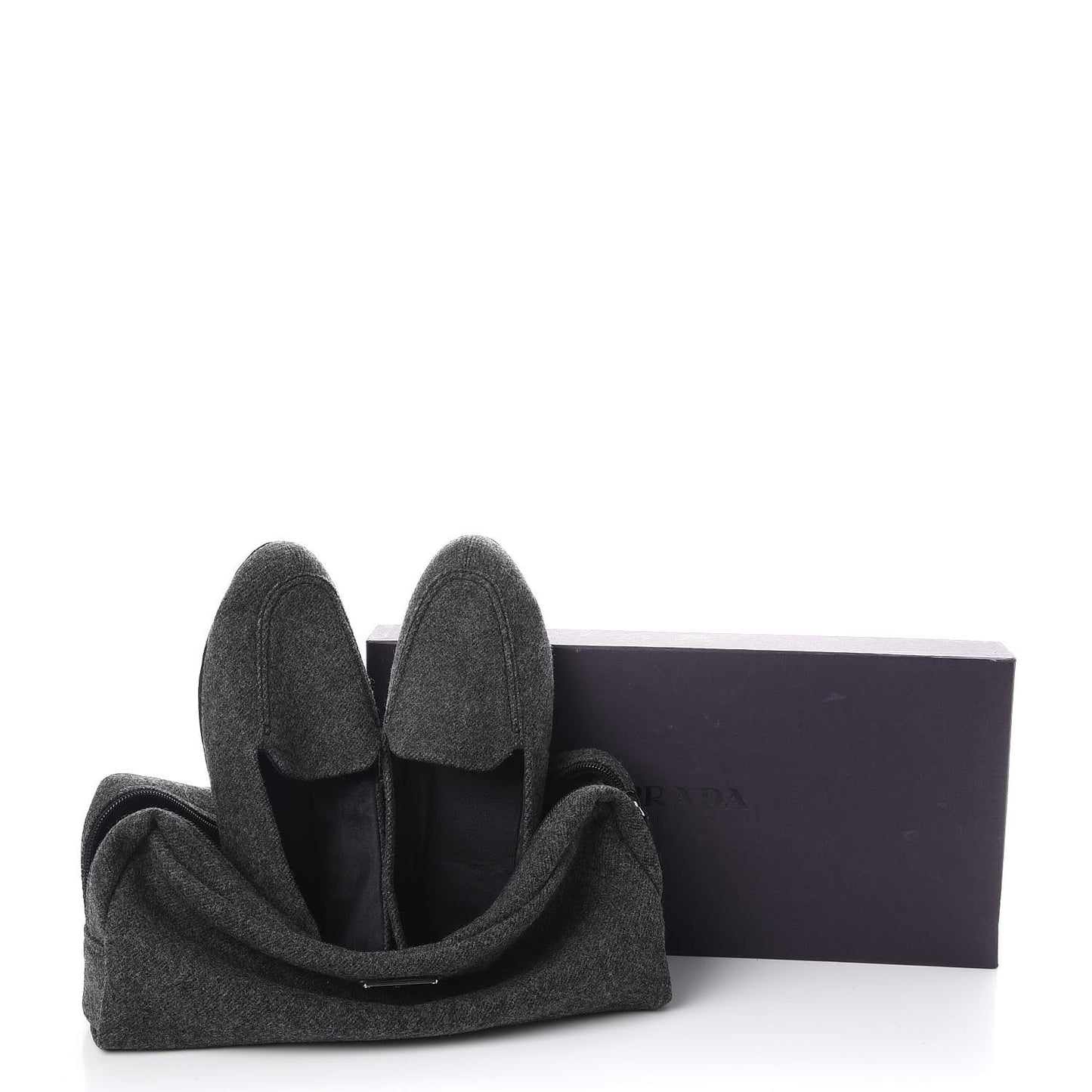 Felt Slippers Loafers 37 Anthracite
