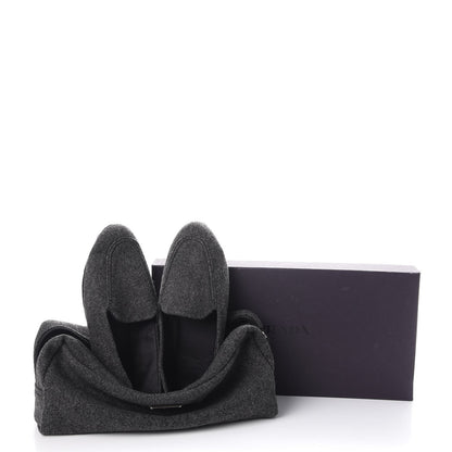 Prada Felt Slippers Loafers 37 Anthracite 12 of 12