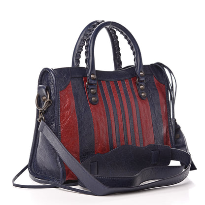 Balenciaga Veau Arena Multicolore Classic Hardware S City Bleu Nuit Rouge 3 of 9