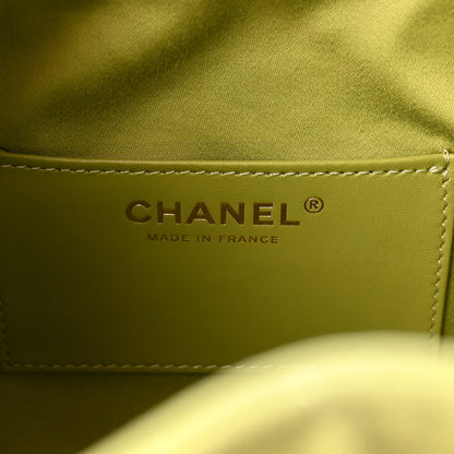 Chanel Caviar Quilted Small Chanel 25 Handbag Green 5 of 9
