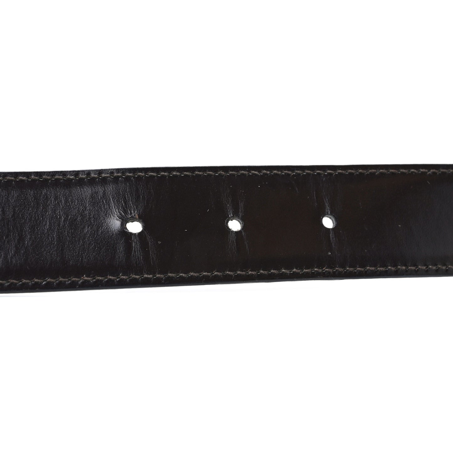 Calfskin Reversible G Buckle Belt 70 28 Black