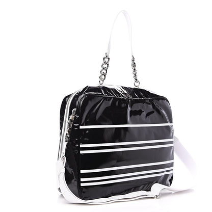 Chanel Vinyl La Pausa Large Camera Case Black 2 of 9