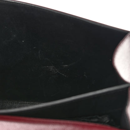 Saint Laurent Grain de Poudre Medium Classic Monogram Cassandra Top Handle Rouge Legion 10 of 12