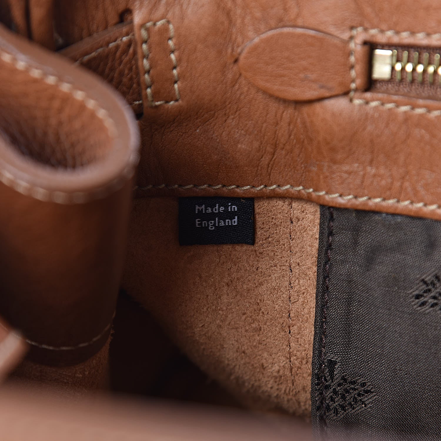 Mulberry Natural Leather East West Bayswater Oak 7 of 13