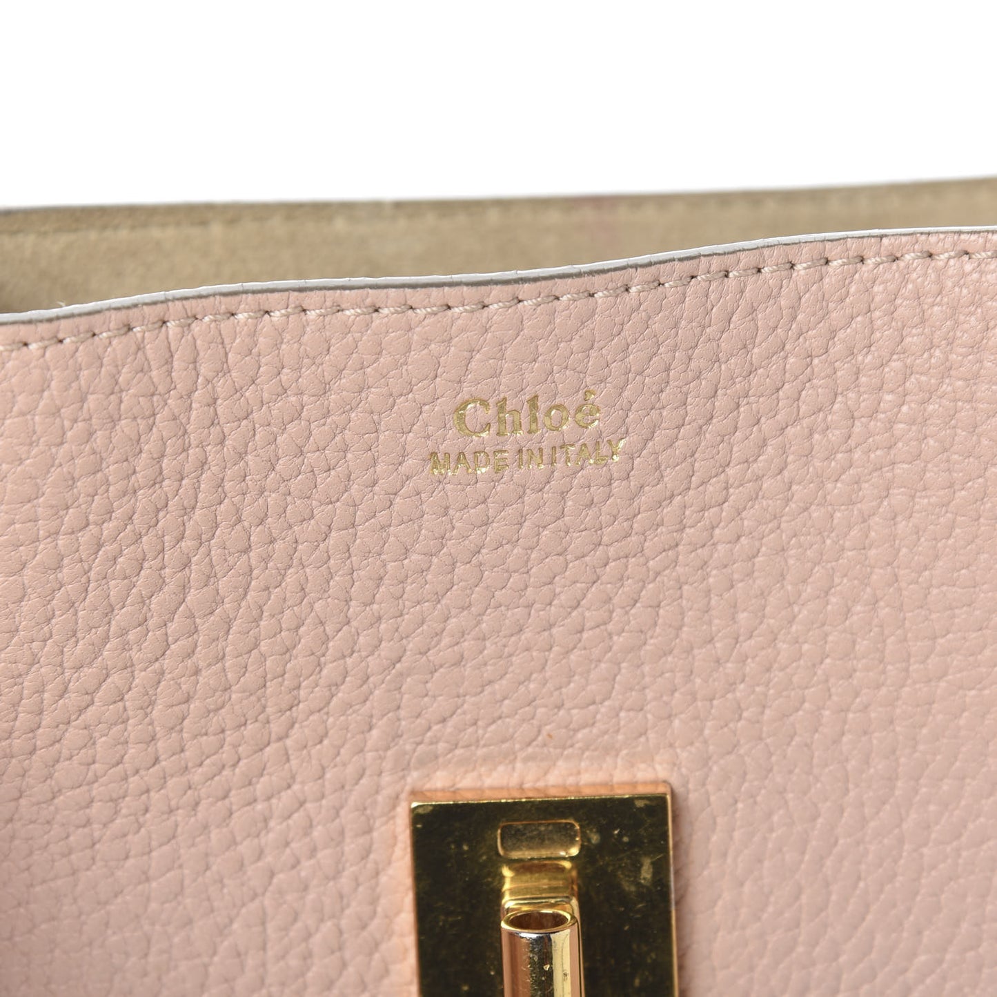 Grained Lambskin Mini Drew Shoulder Bag Cement Pink