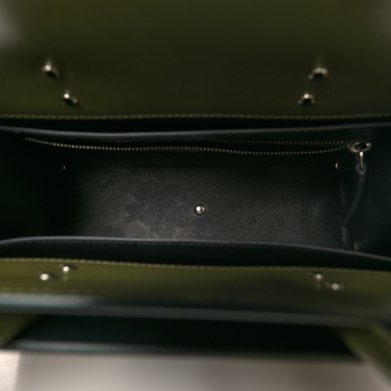 Givenchy Smooth Calfskin Small Horizon Satchel Khaki 4 of 8