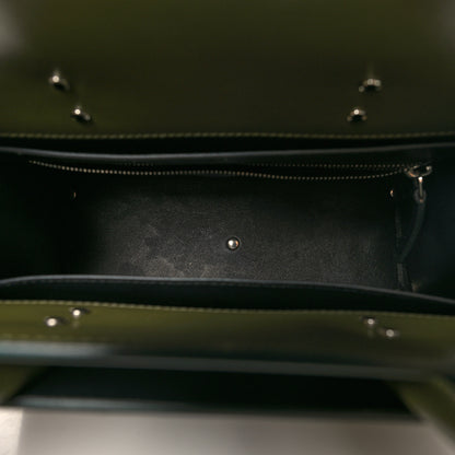 Givenchy Smooth Calfskin Small Horizon Satchel Khaki 4 of 8
