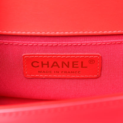 Chanel Patent Calfskin Quilted Small Boy Flap Pink 6 of 10