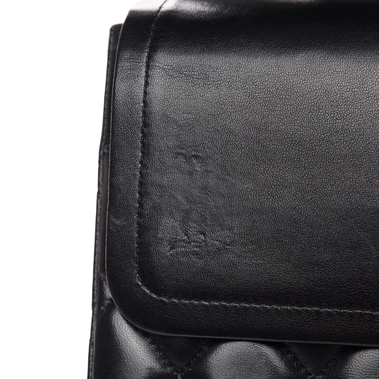 Chanel Lambskin Quilted Maxi Double Flap Black 17 of 19