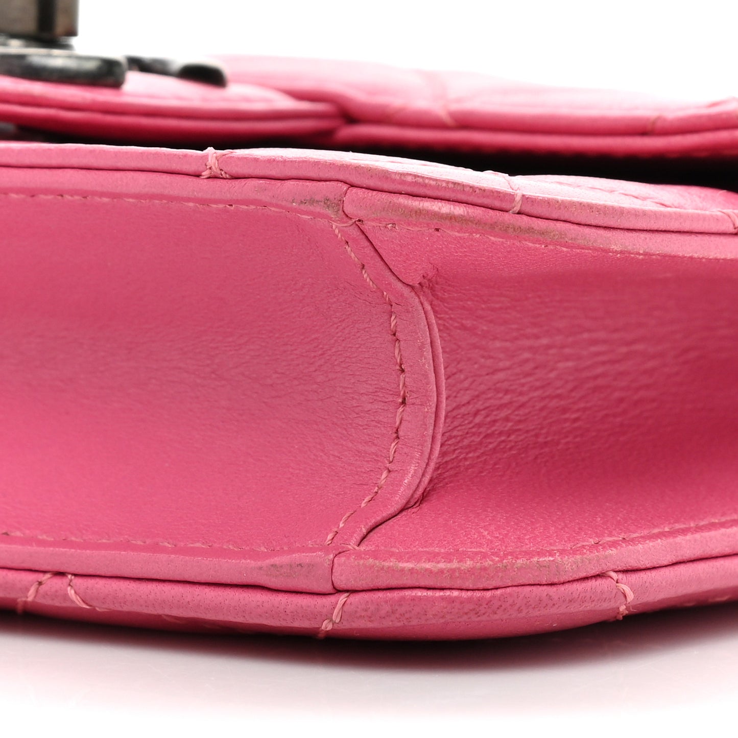 Lambskin Quilted Mini Crossing Times Flap Pink
