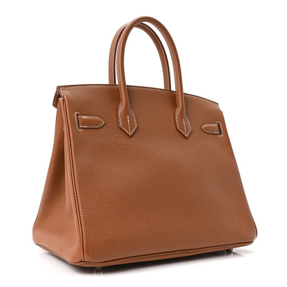 Hermes Togo BIRKIN 30 Gold 2 of 10