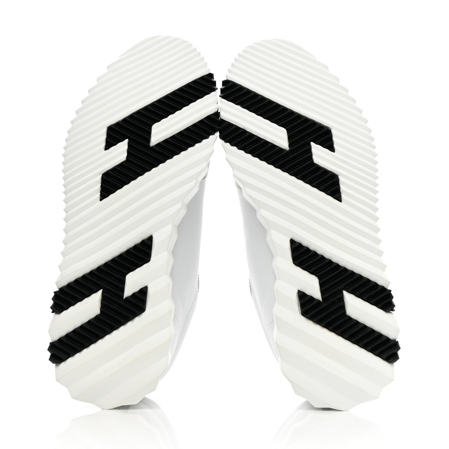 Goatskin Suede Bouncing Sneakers 38 White