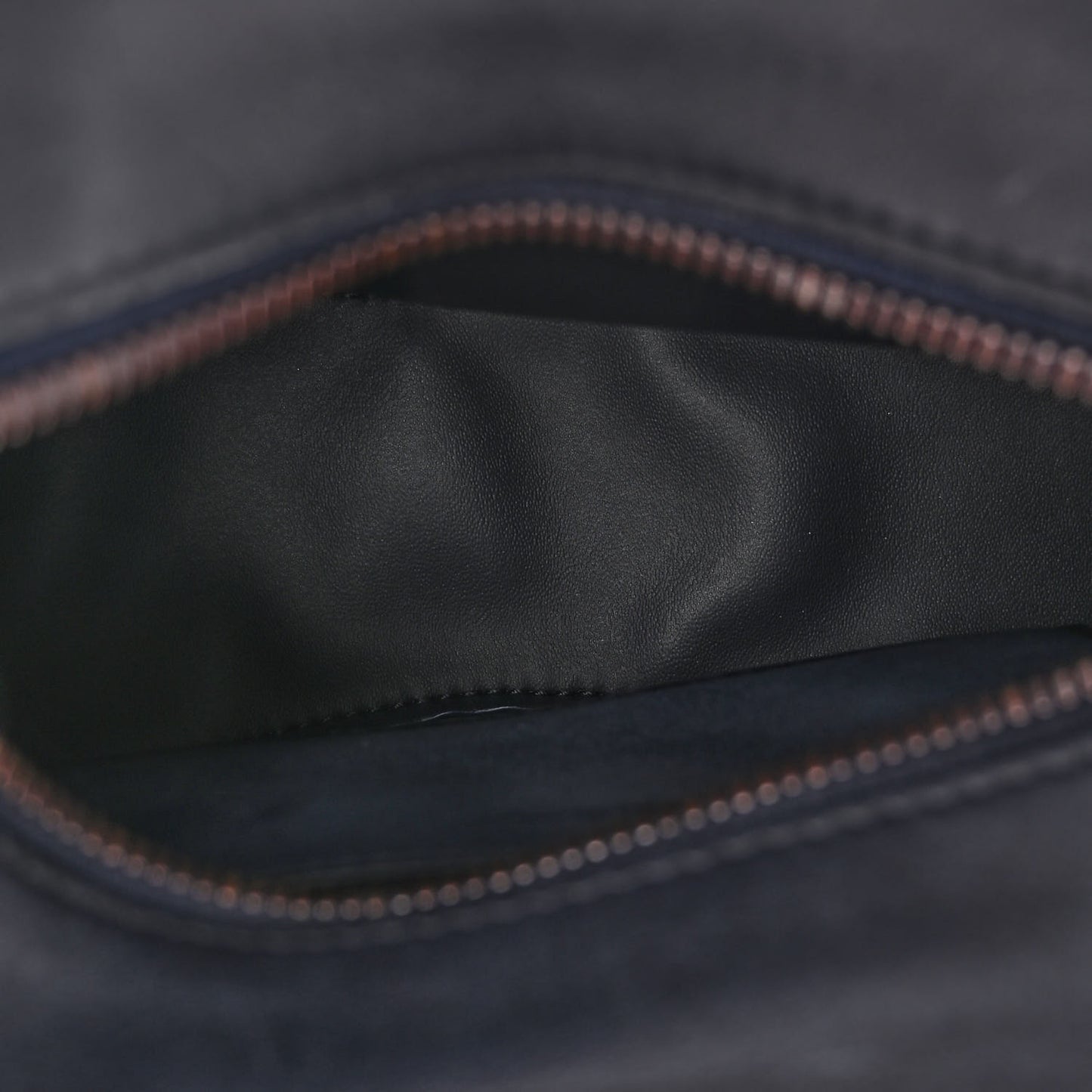 Used Calfskin Rust Hardware Mini Neo Classic City Navy