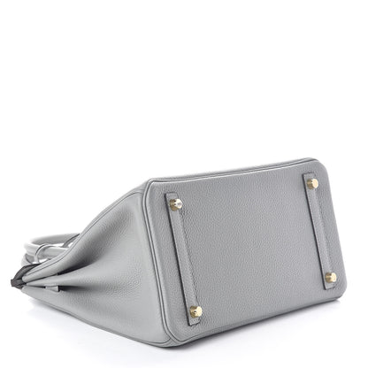 Hermes Togo Birkin 30 Gris Mouette 5 of 33