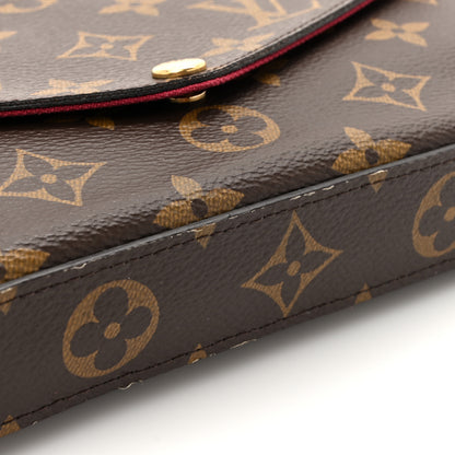 Louis Vuitton Monogram Pochette Felicie Chain Wallet Fuchsia 11 of 11