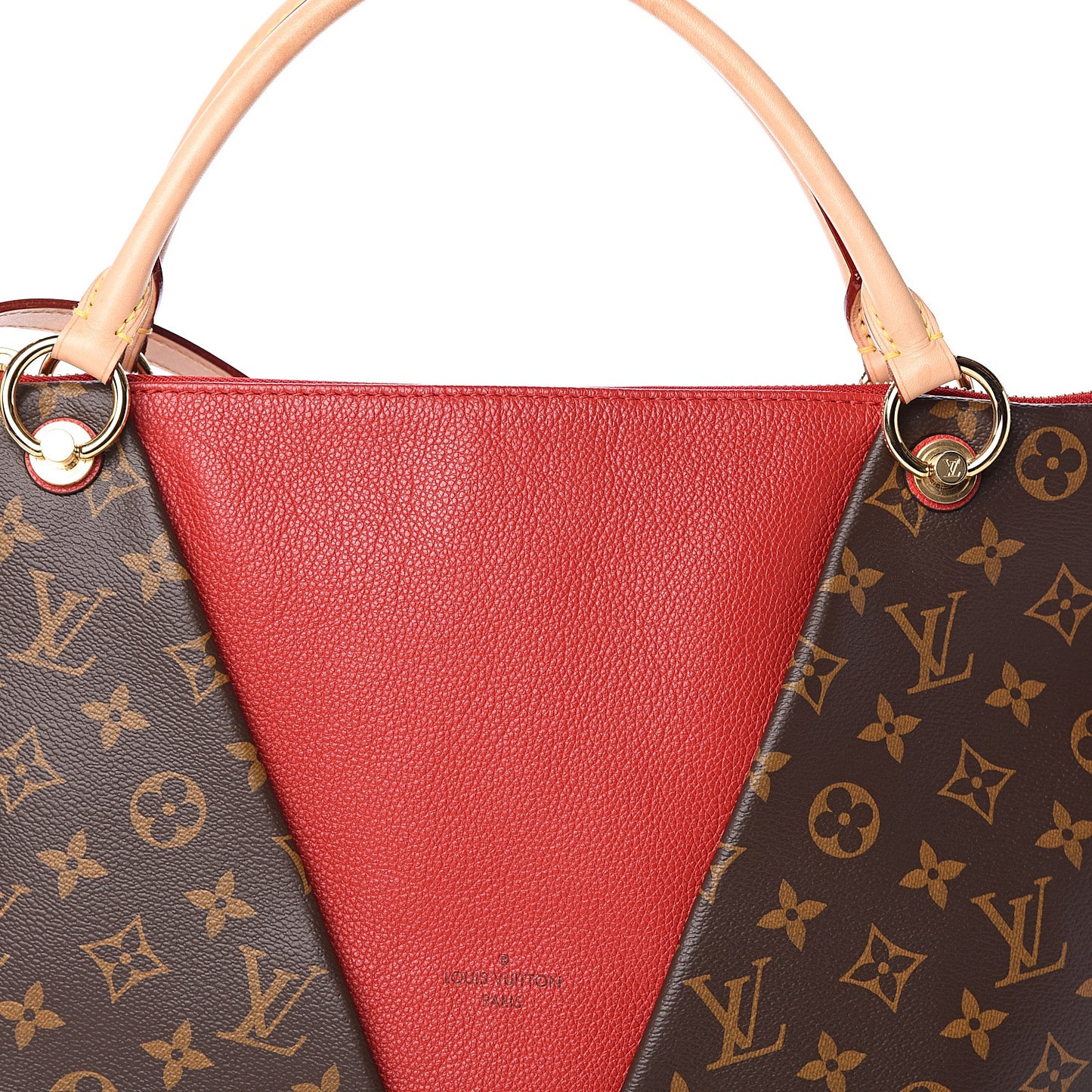 Monogram V Tote MM Cherry