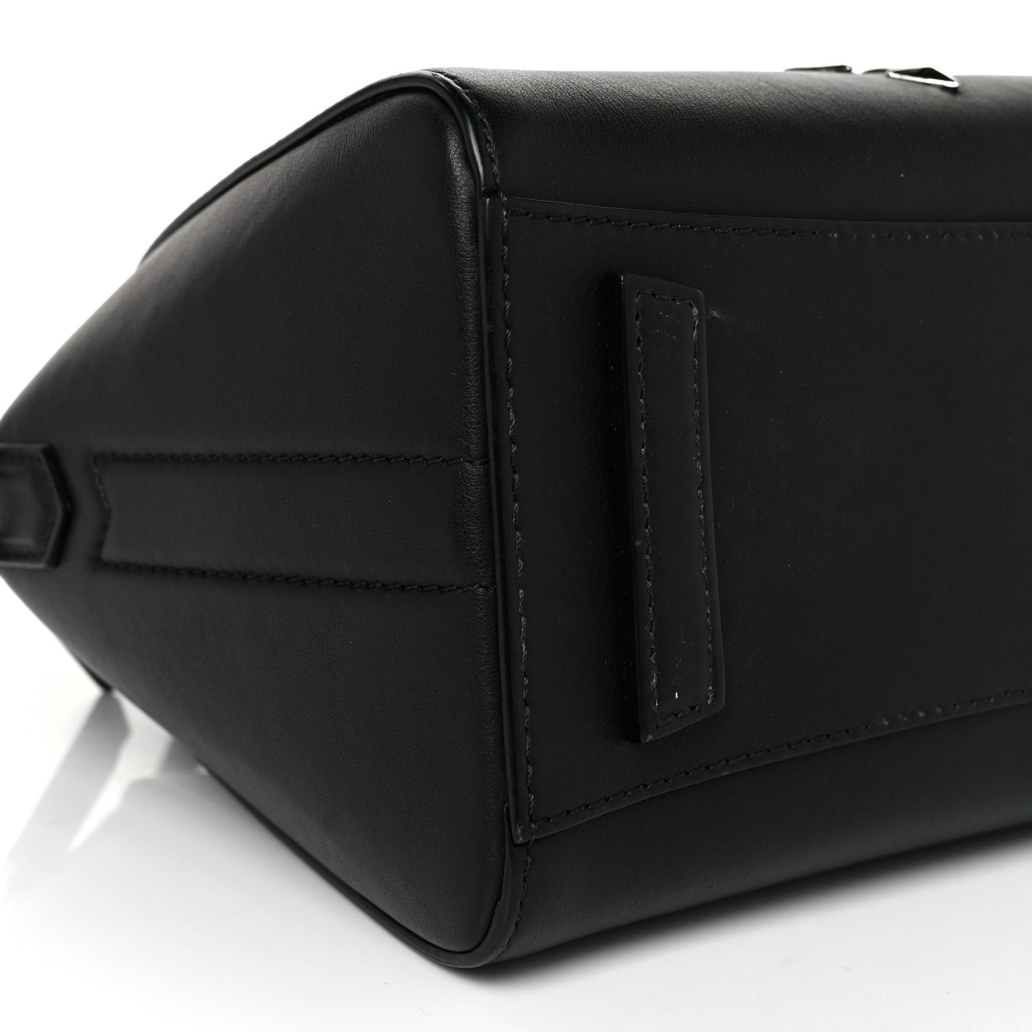 Smooth Calfskin Triangle Studded Mini Antigona Black