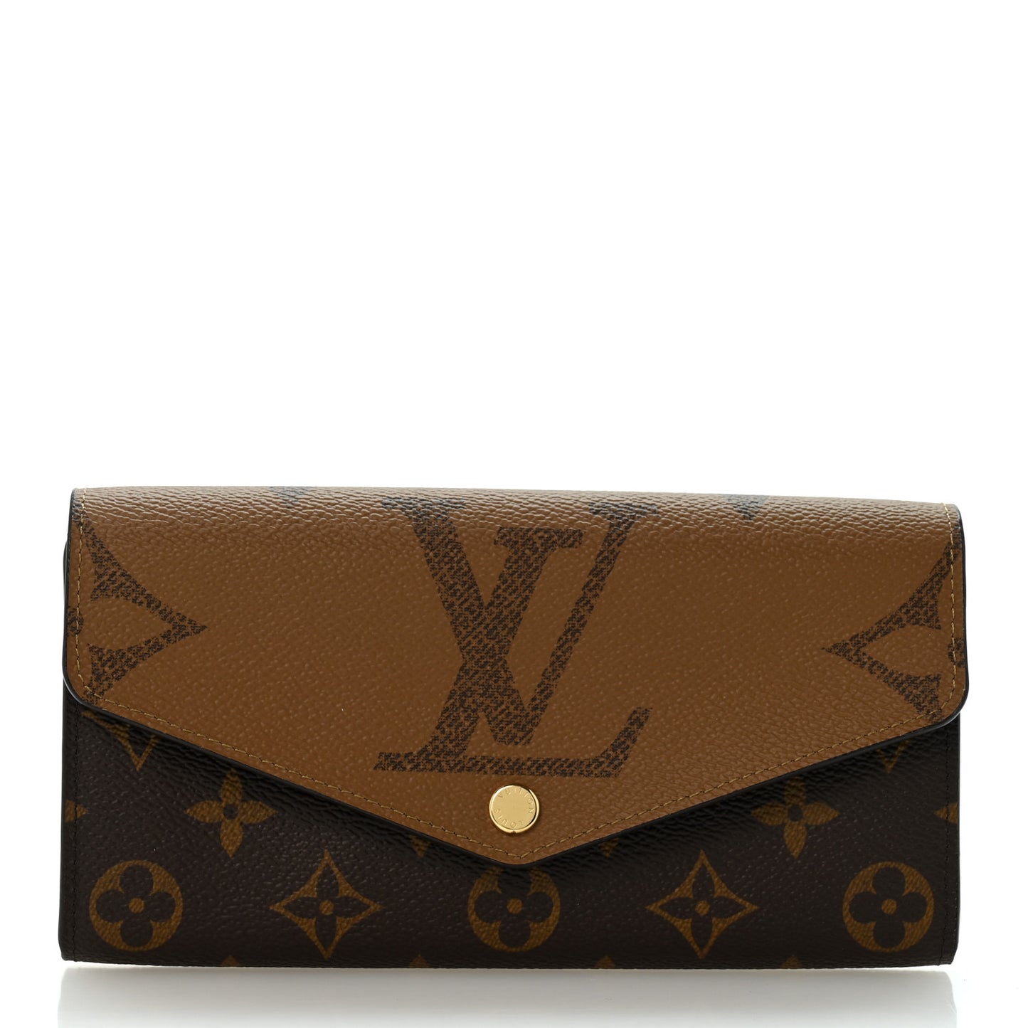 Reverse Monogram Giant Sarah Wallet