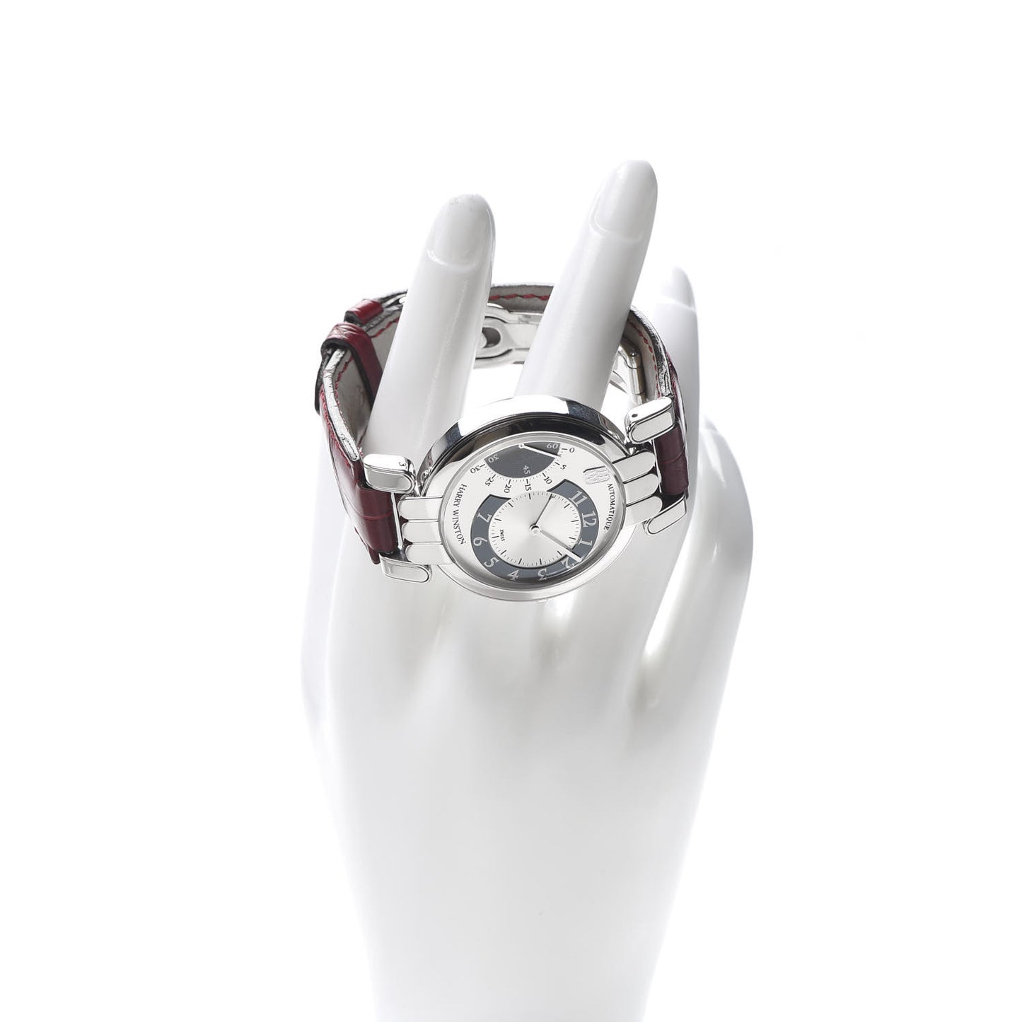 18K White Gold Alligator 37mm Premier Excenter Automatic Watch
