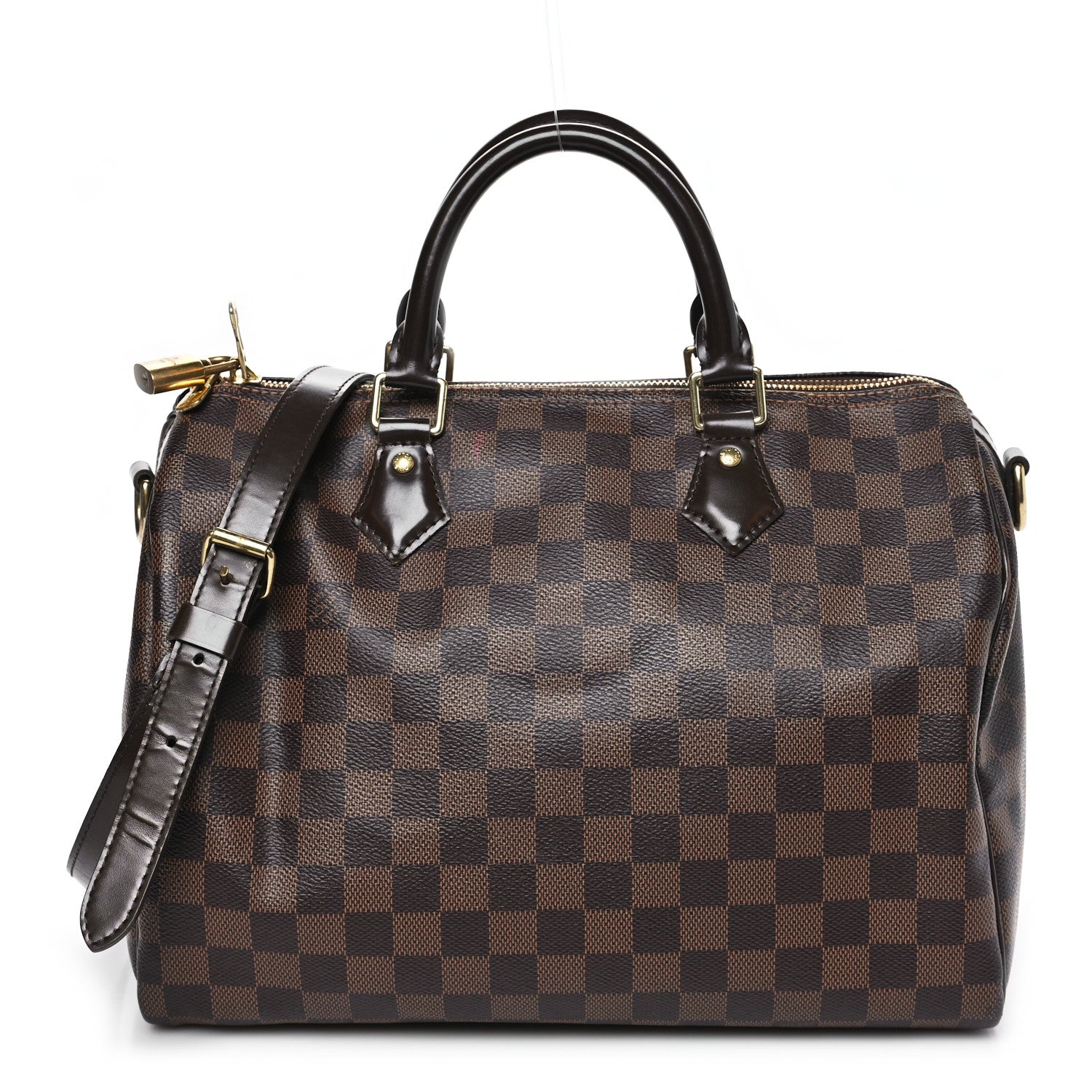 Louis Vuitton Damier Ebene Speedy Bandouliere 30 1 of 9