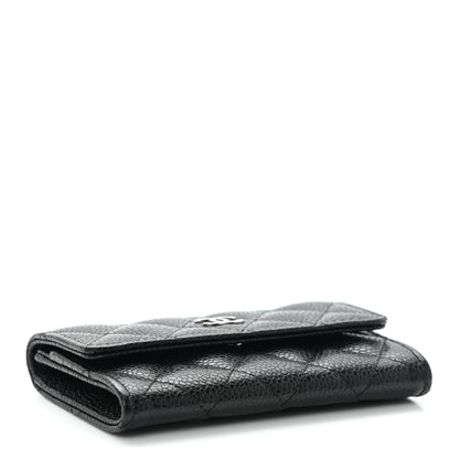 Chanel Caviar Quilted Flap Card Holder Black 3 of 10