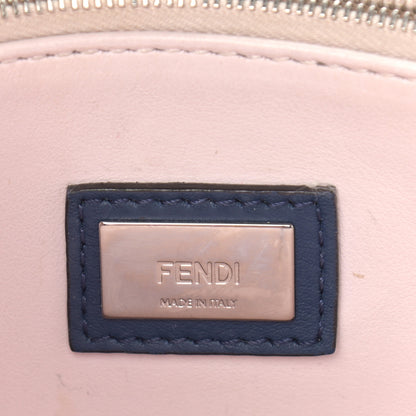 Fendi Vitello Dolce Century Petite 2Jours Tote Blue Rosa Doll 6 of 21
