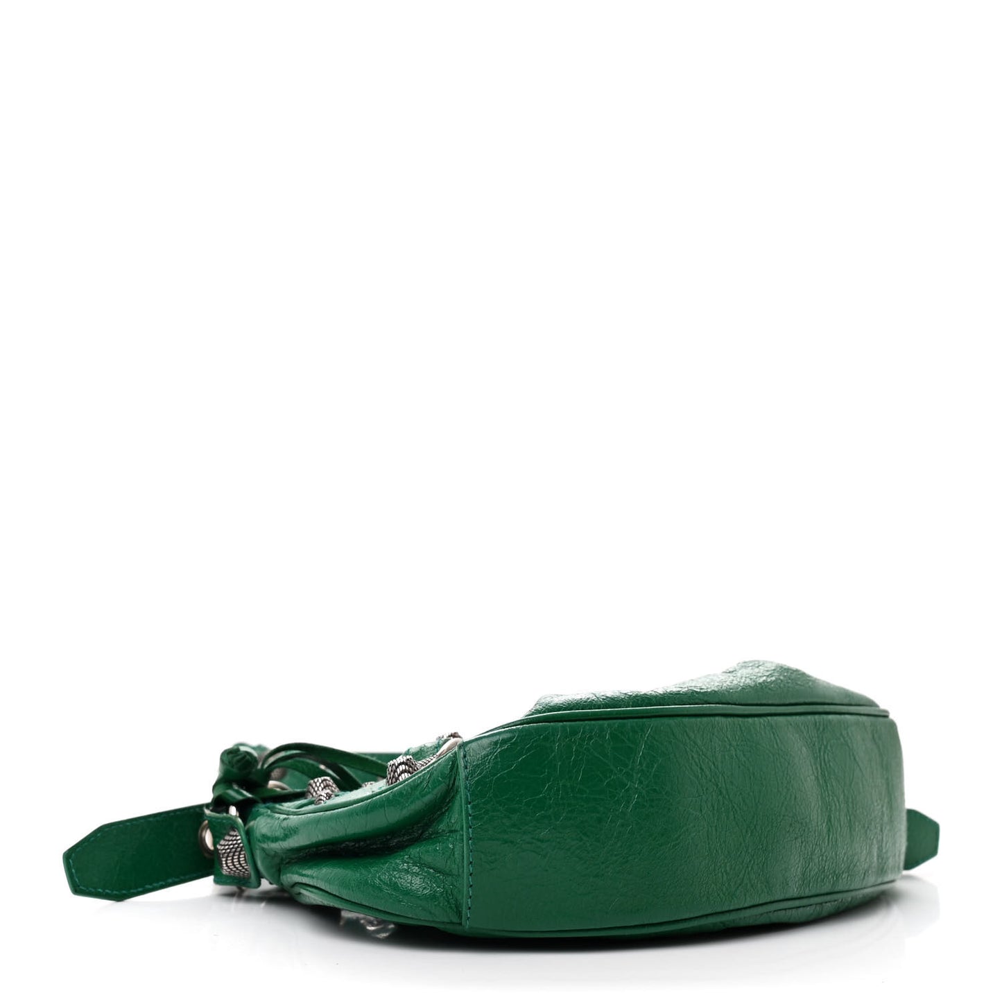 Agneau Arena Le Cagole Shoulder Bag XS Jade