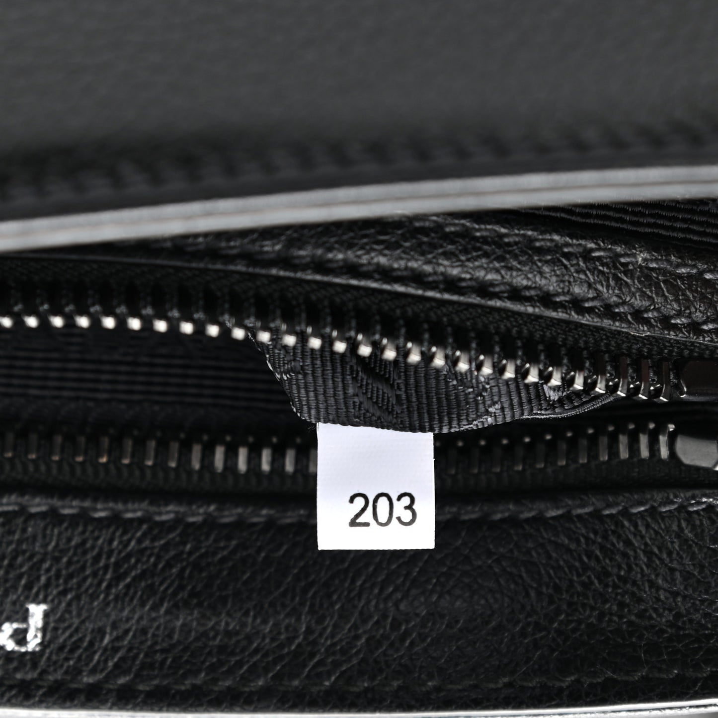 Glace Calfskin Studded Crossbody Grey Black