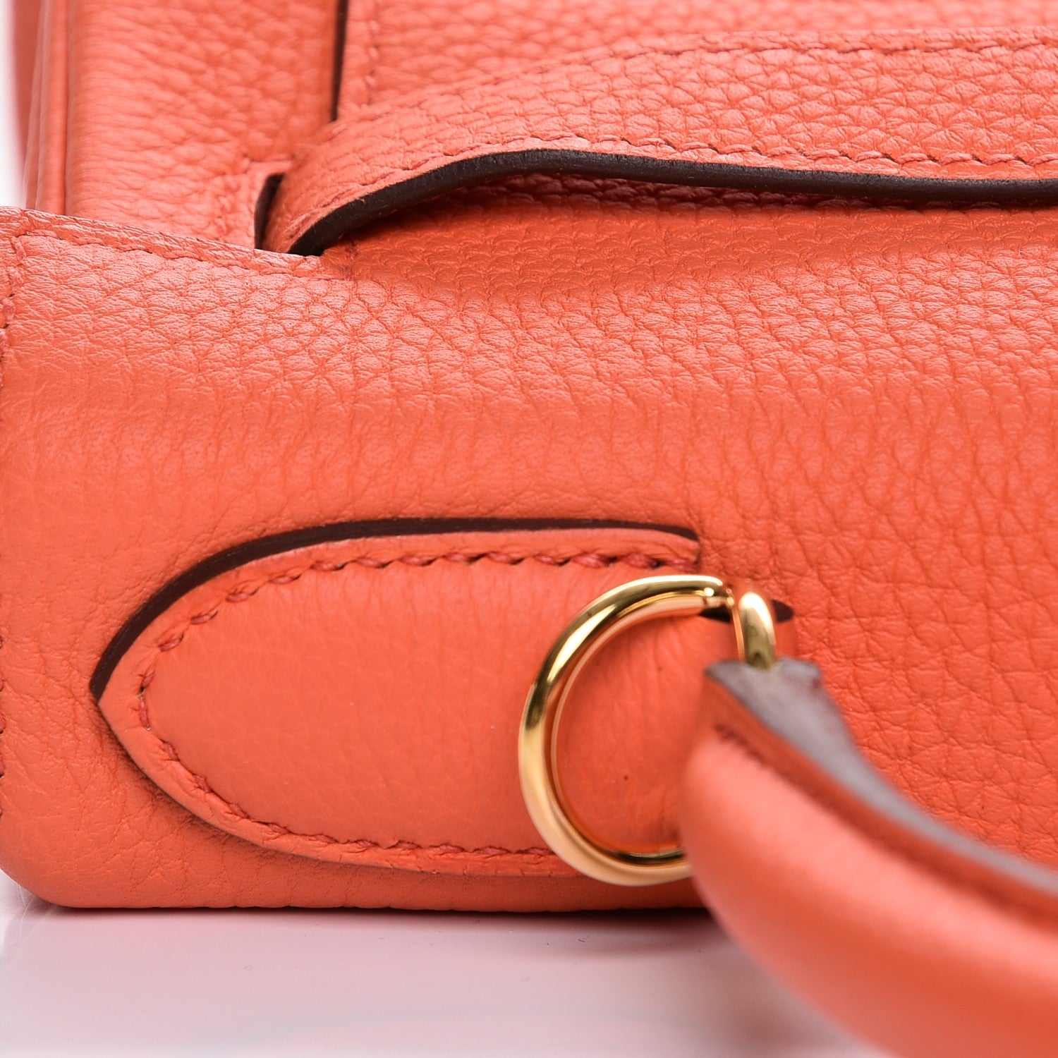 Hermes Togo Kelly Retourne 28 Orange Poppy 15 of 31