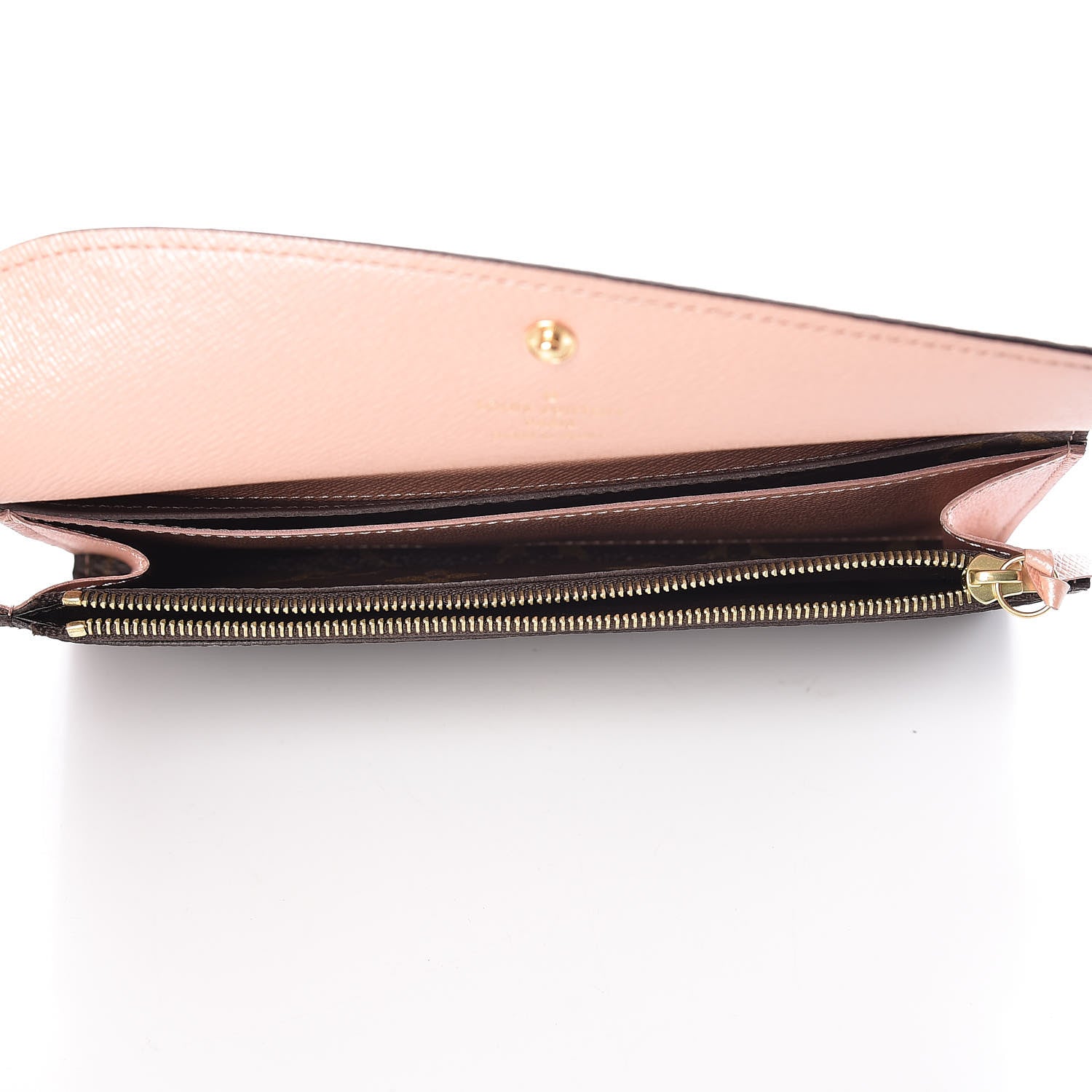 Louis Vuitton Monogram Emilie Wallet Rose Nacre 5 of 11
