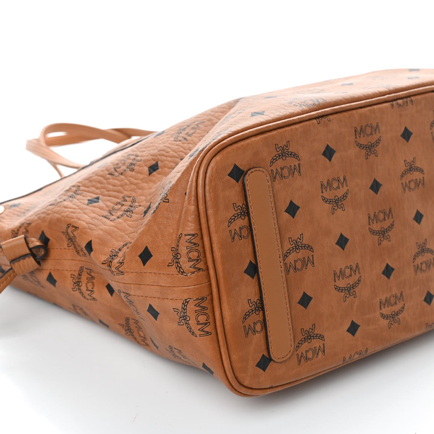 Visetos Medium Liz Reversible Shopper Tote Cognac