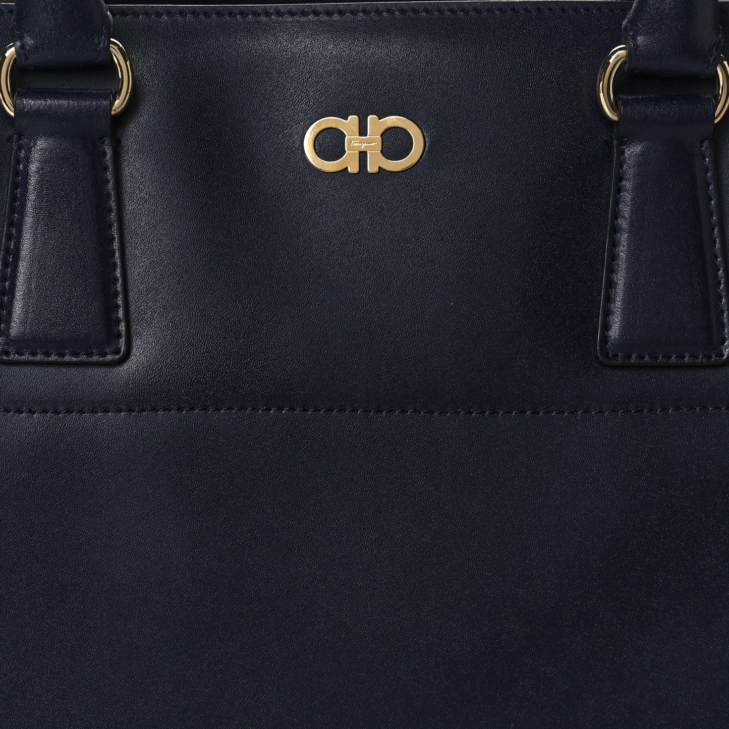 Calfskin Briana Tote Navy